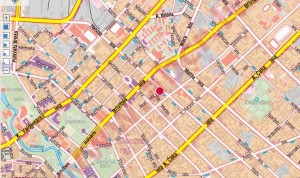 land plot in Riga's centre, 1232 sq.m
