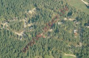 zemes gabals 1800 kv.m, ielikti pamati